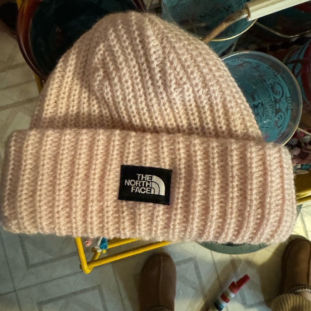 The North Face Light Pink infant Hat